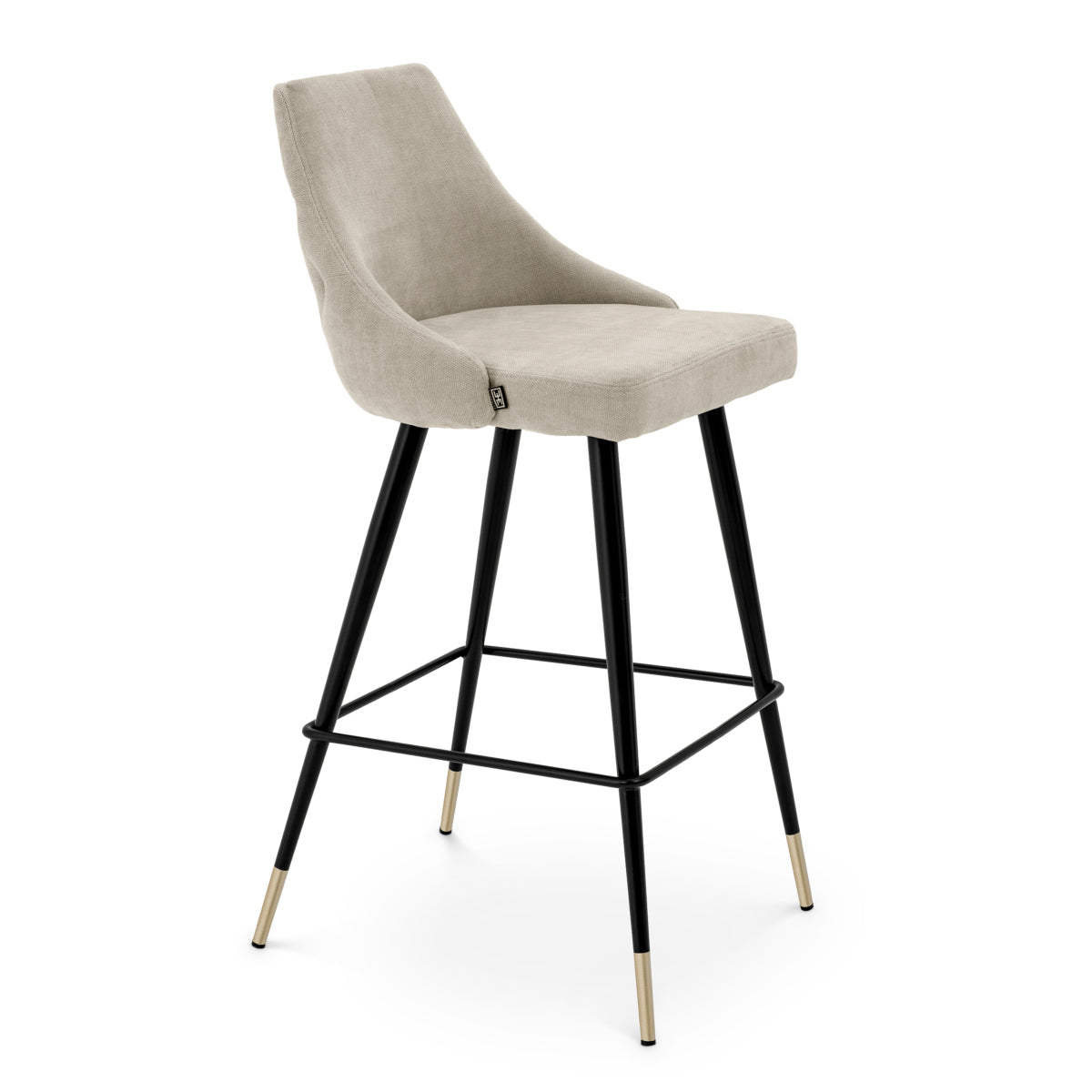 Buttoned Back Sand Bar Stool Cedro | Eichholtzmh.com