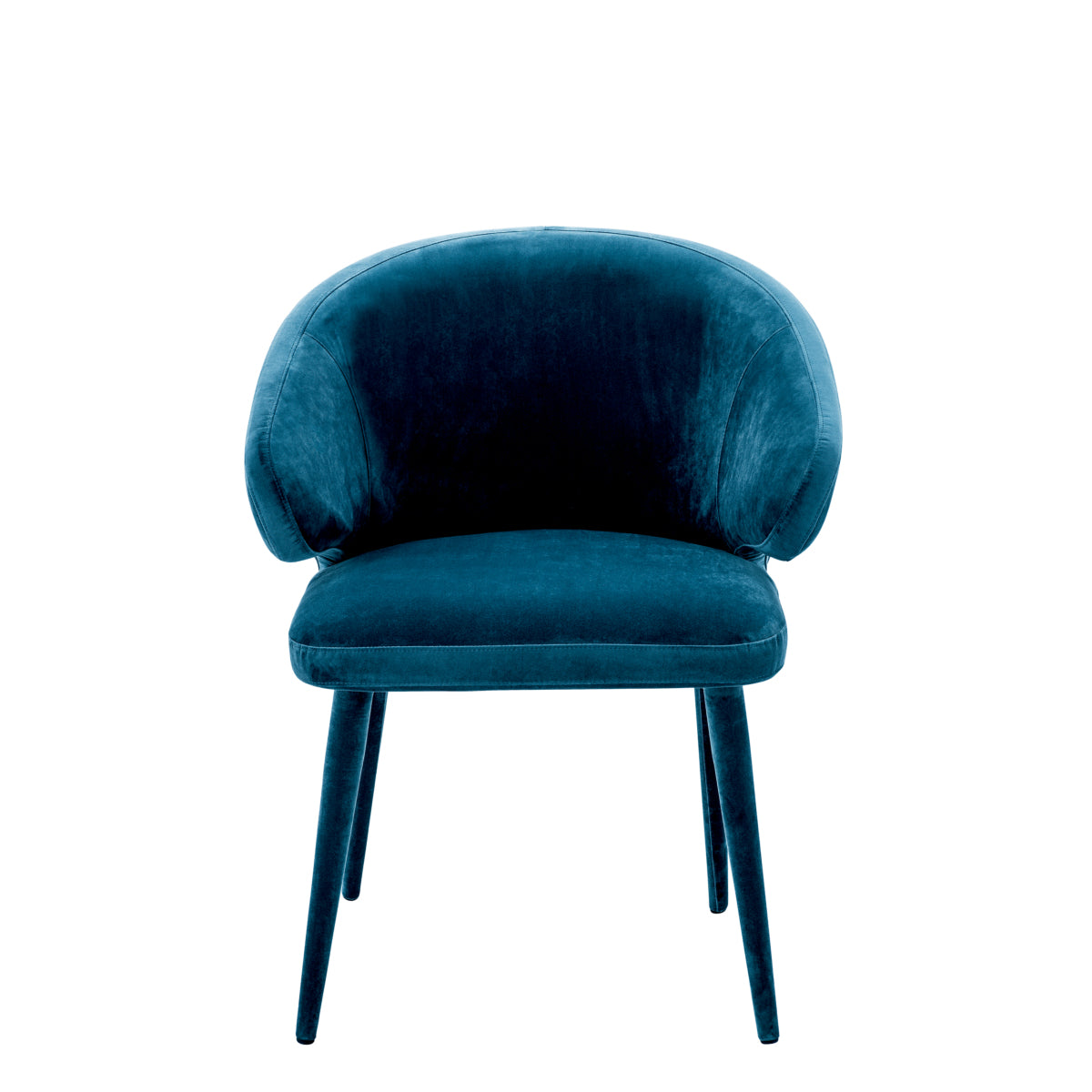 Blue Velvet Dining Chair Cardinale