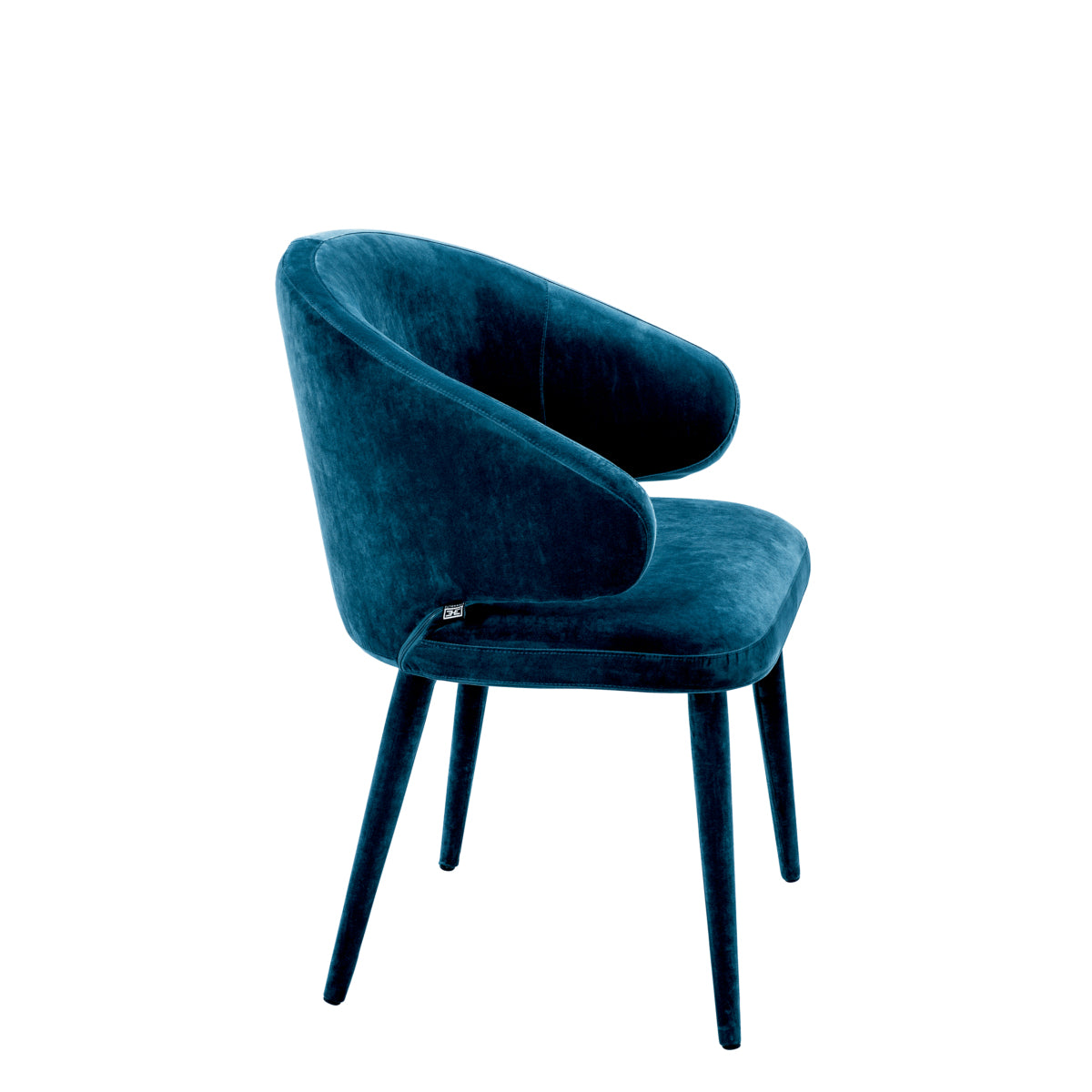 Blue Velvet Dining Chair Cardinale
