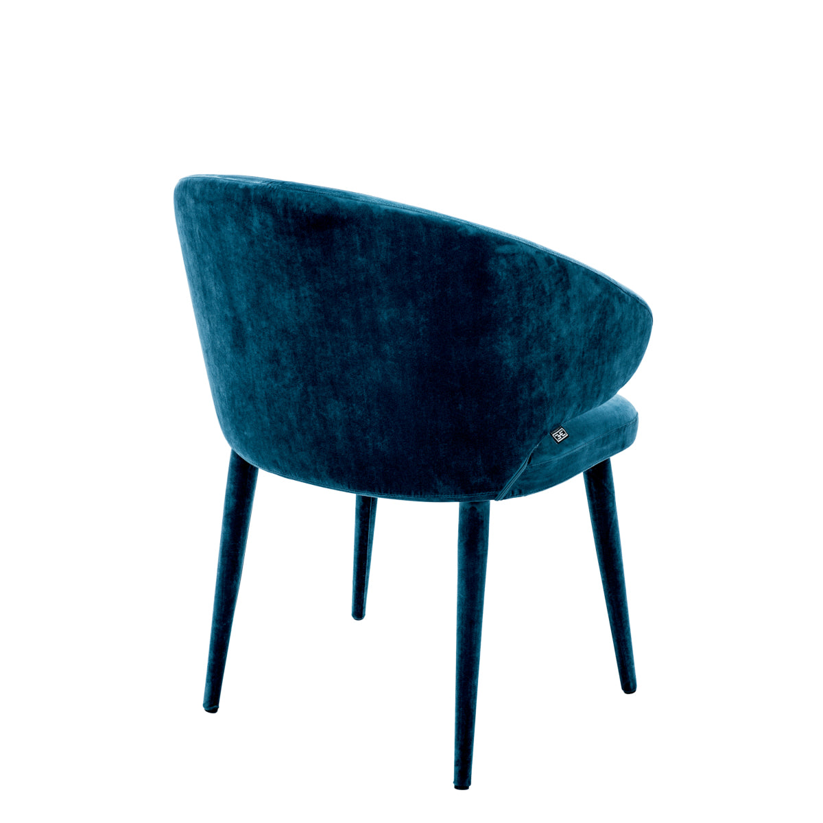 Blue Velvet Dining Chair Cardinale