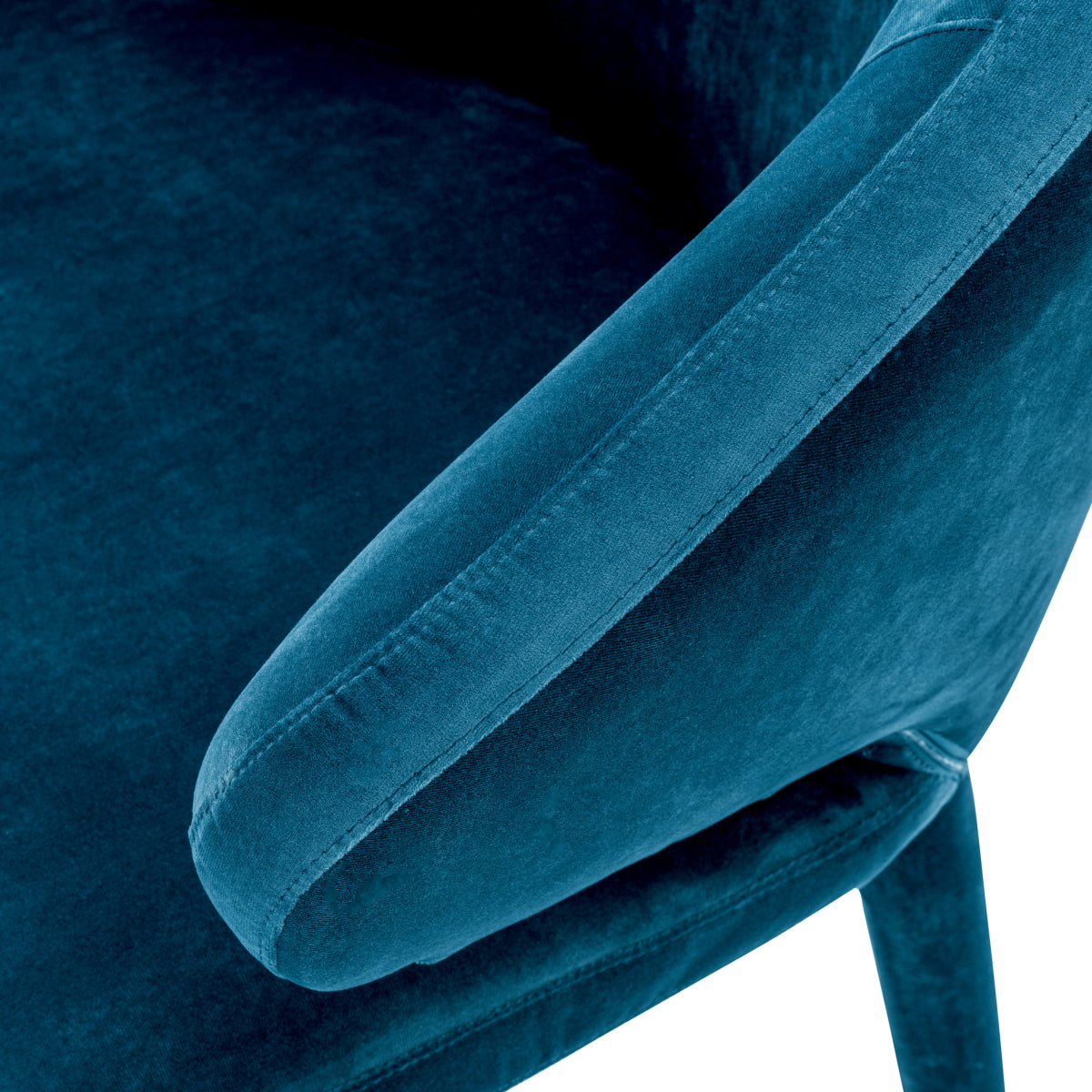 Blue Velvet Dining Chair Cardinale