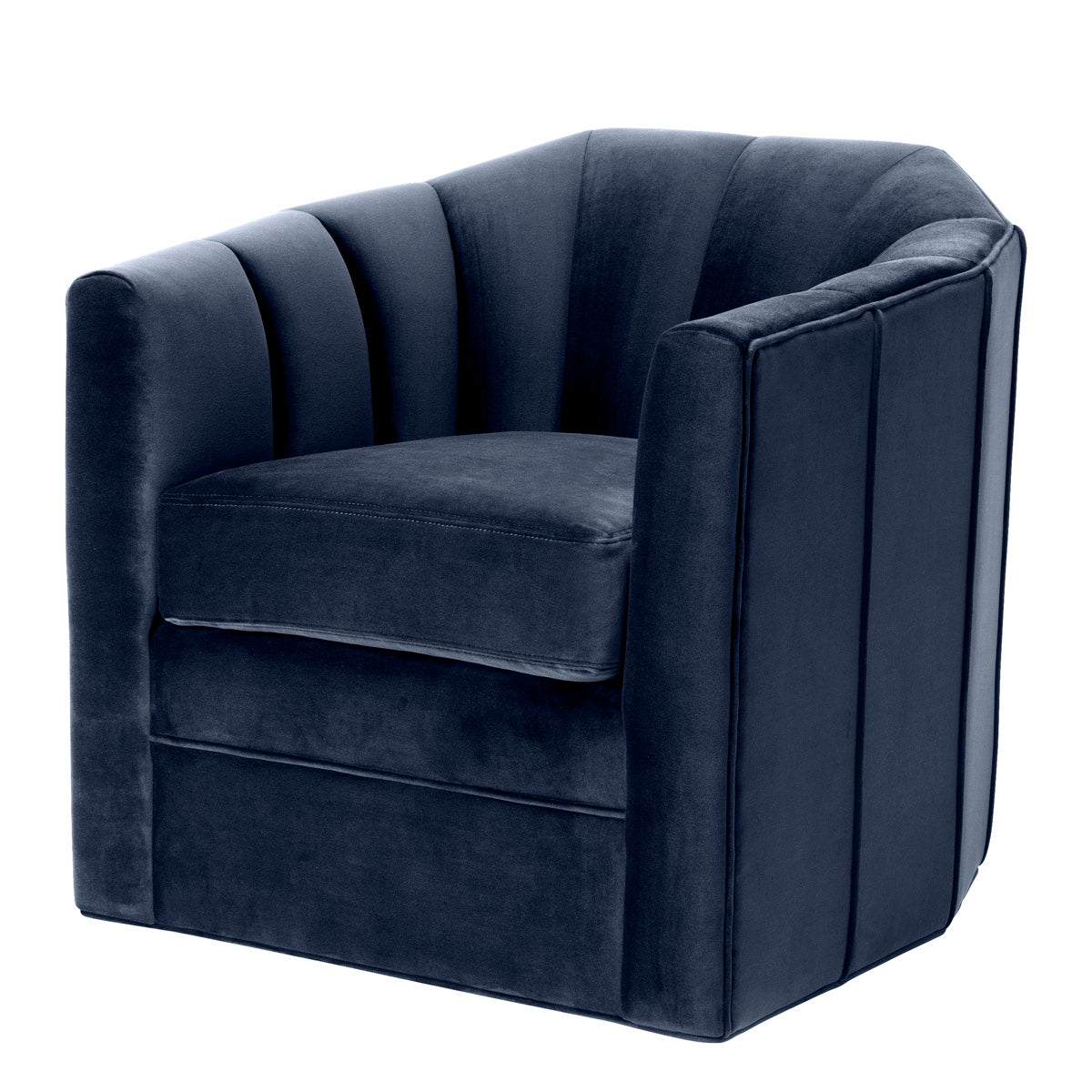 Blue Swivel Chair Delancey | Eichholtzmh.com