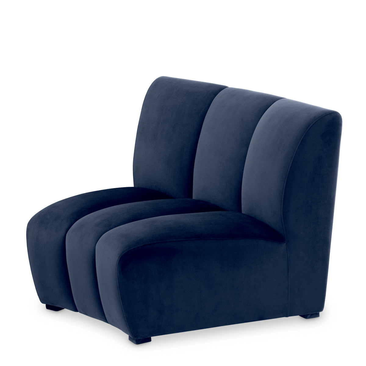 Blue Velvet Modular Sofa Lando