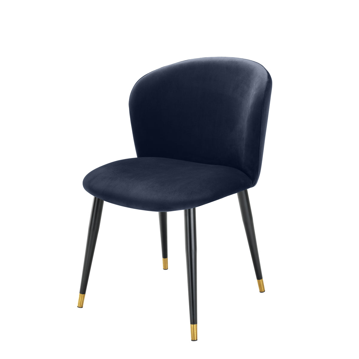 Blue Velvet Retro Dining Chair Volante | Eichholtzmh.com
