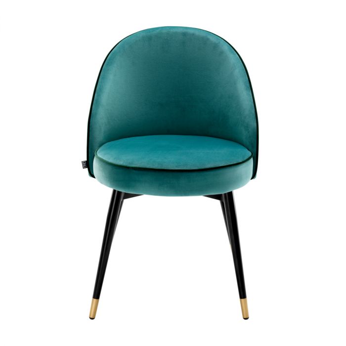Dining Chair Cooper roche turquoise velvet set of 2