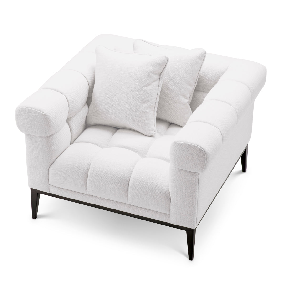 White Tufted Accent Chair Aurelio | Eichholtzmh.com