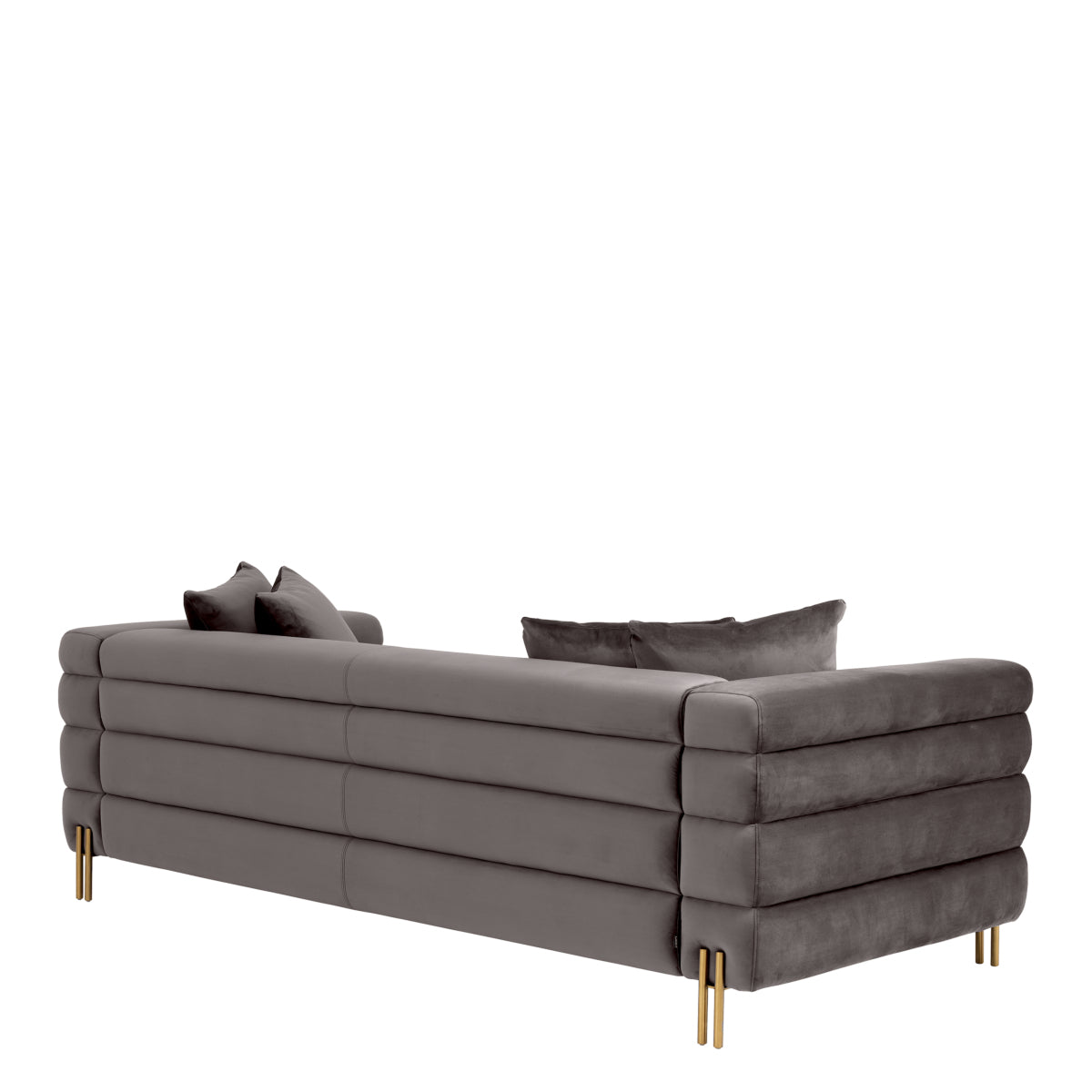 Savona Gray Modern Art Deco Sofa York