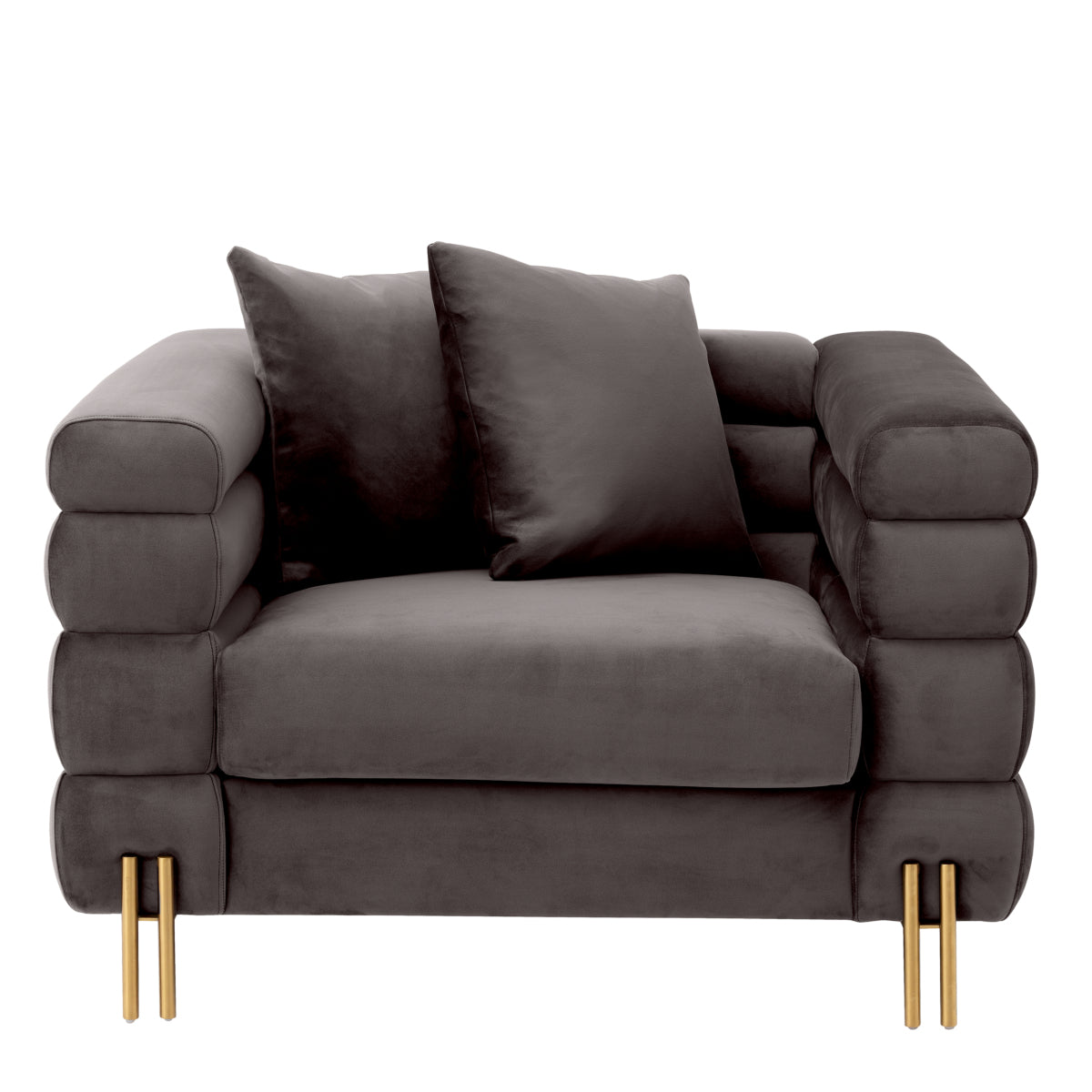 Savona Gray Upholstered Armchair York
