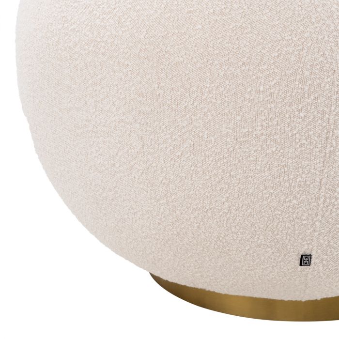 Swivel Chair Bollinger bouclé cream