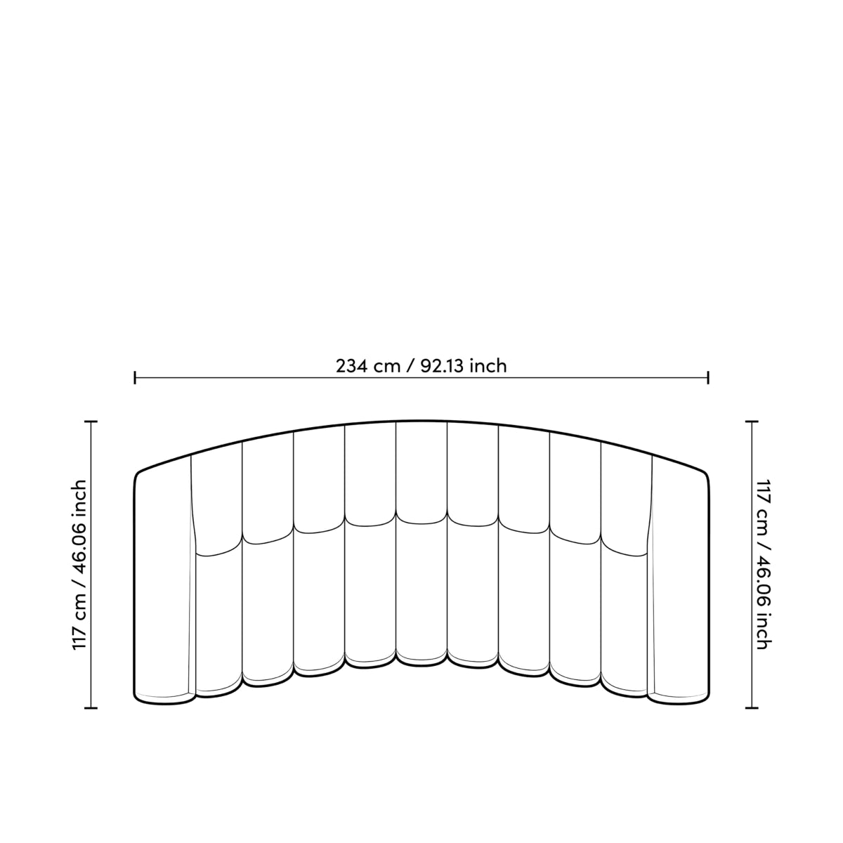 Cream Channeled Boucle Sofa S Kelly