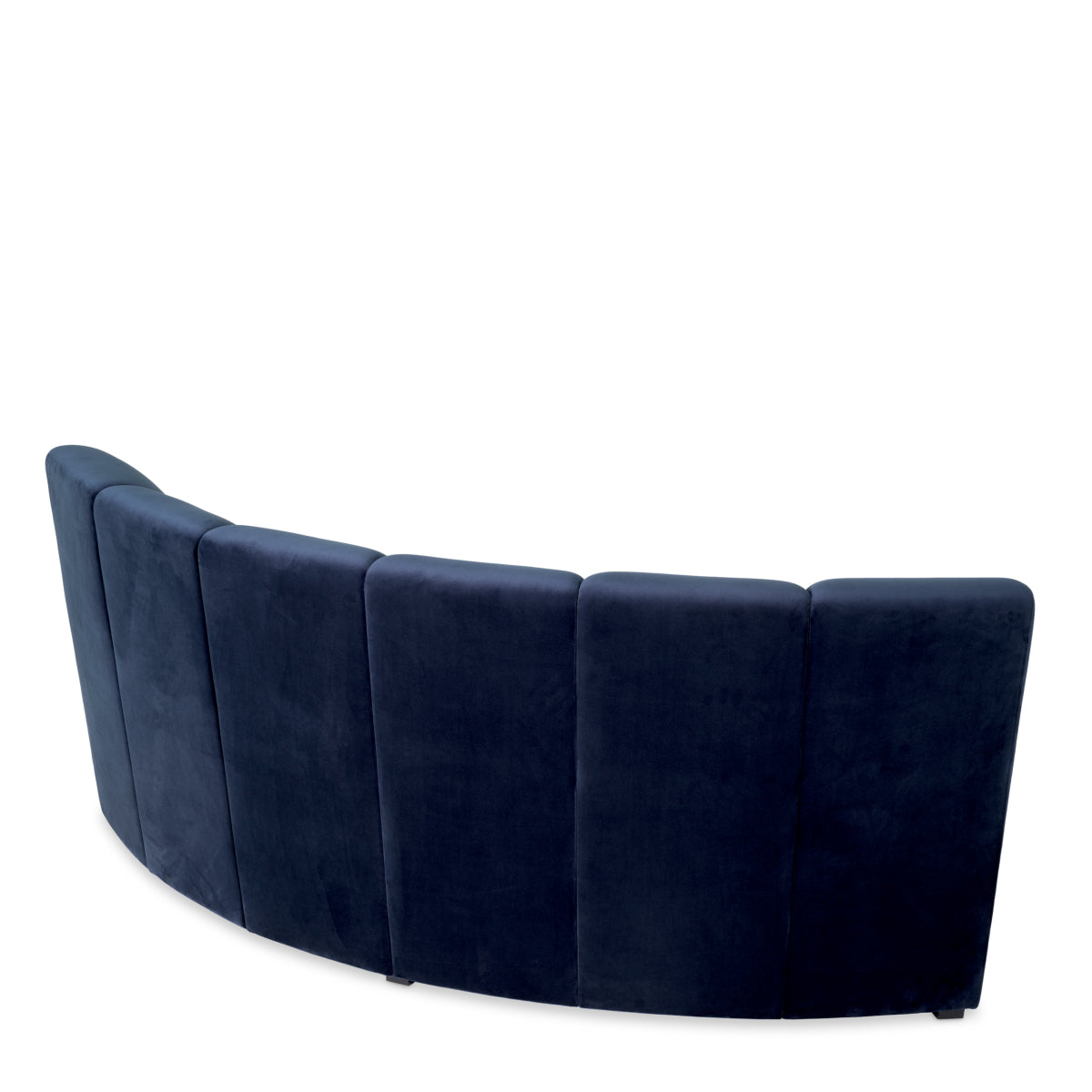 Velvet Channel Corner Sofa Lando
