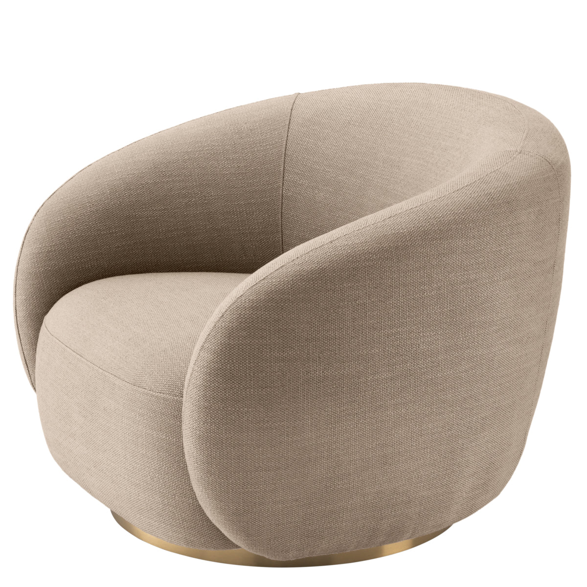 Avalon Sand Swivel Chair Brice | Eichholtzmh.com