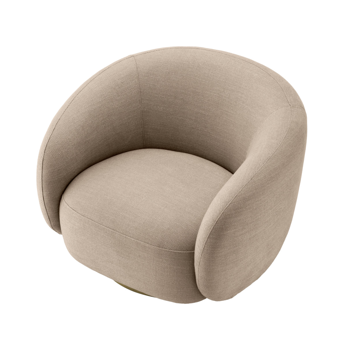 Avalon Sand Swivel Chair Brice | Eichholtzmh.com
