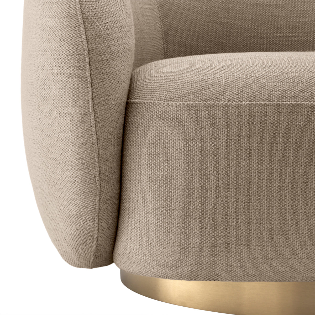 Avalon Sand Swivel Chair Brice | Eichholtzmh.com