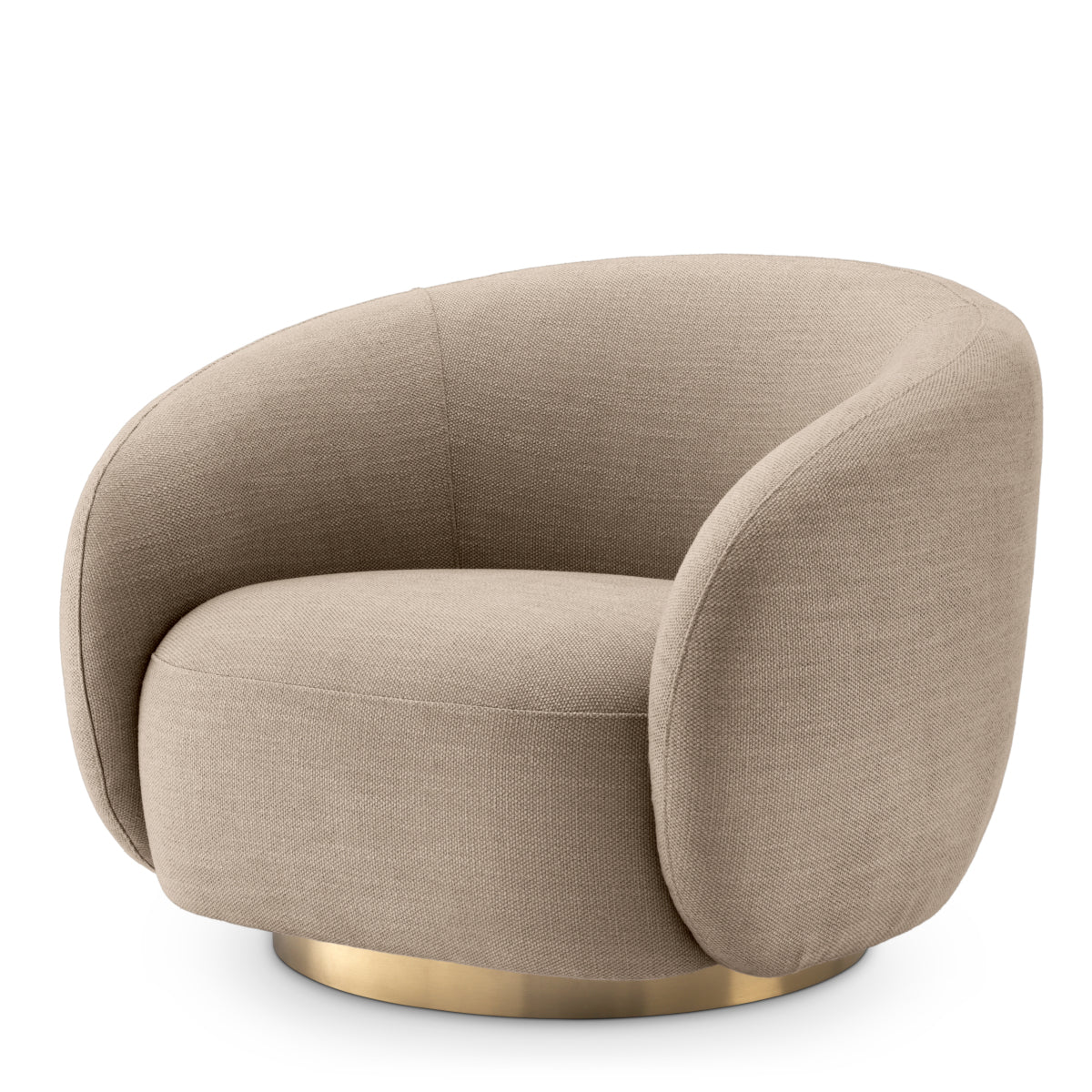 Avalon Sand Swivel Chair Brice | Eichholtzmh.com