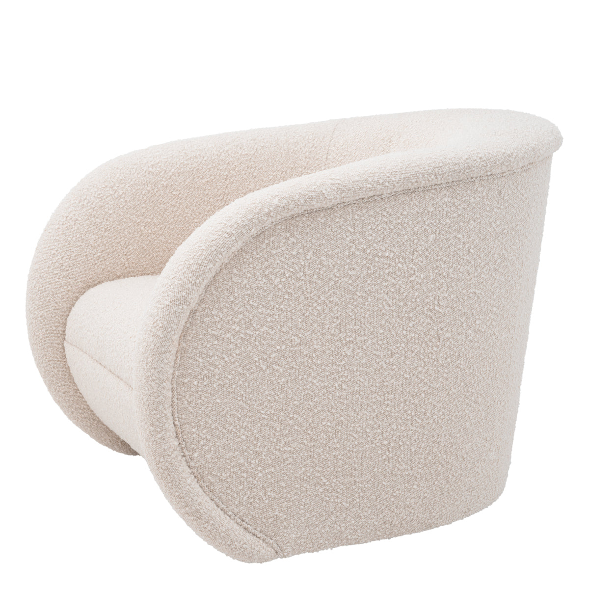 Cream Bouclé Swivel Chair Cristo | Eichholtzmh.com