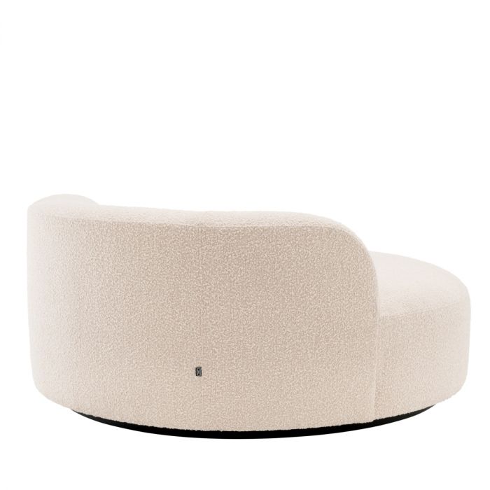 Sofa Björn Round bouclé cream