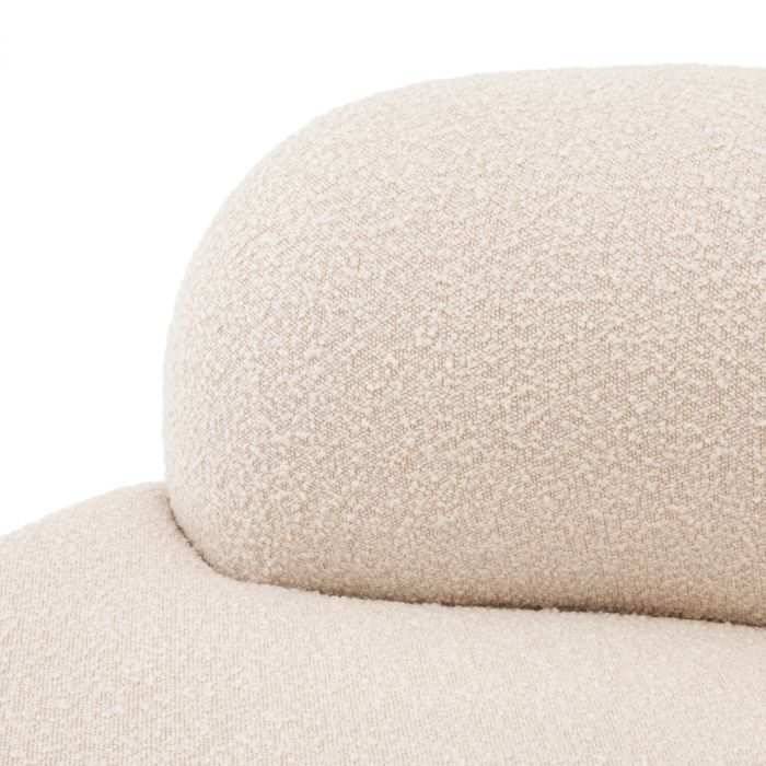 Sofa Björn Round bouclé cream