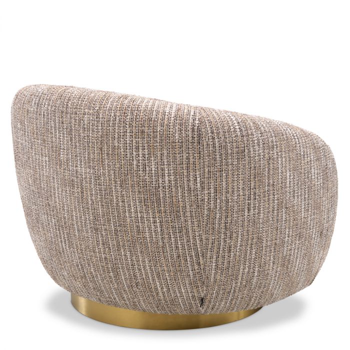 Swivel Chair Brice mademoiselle beige