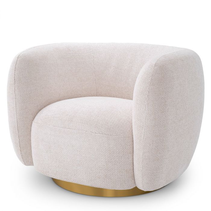 Swivel Chair Roxy lyssa off-white