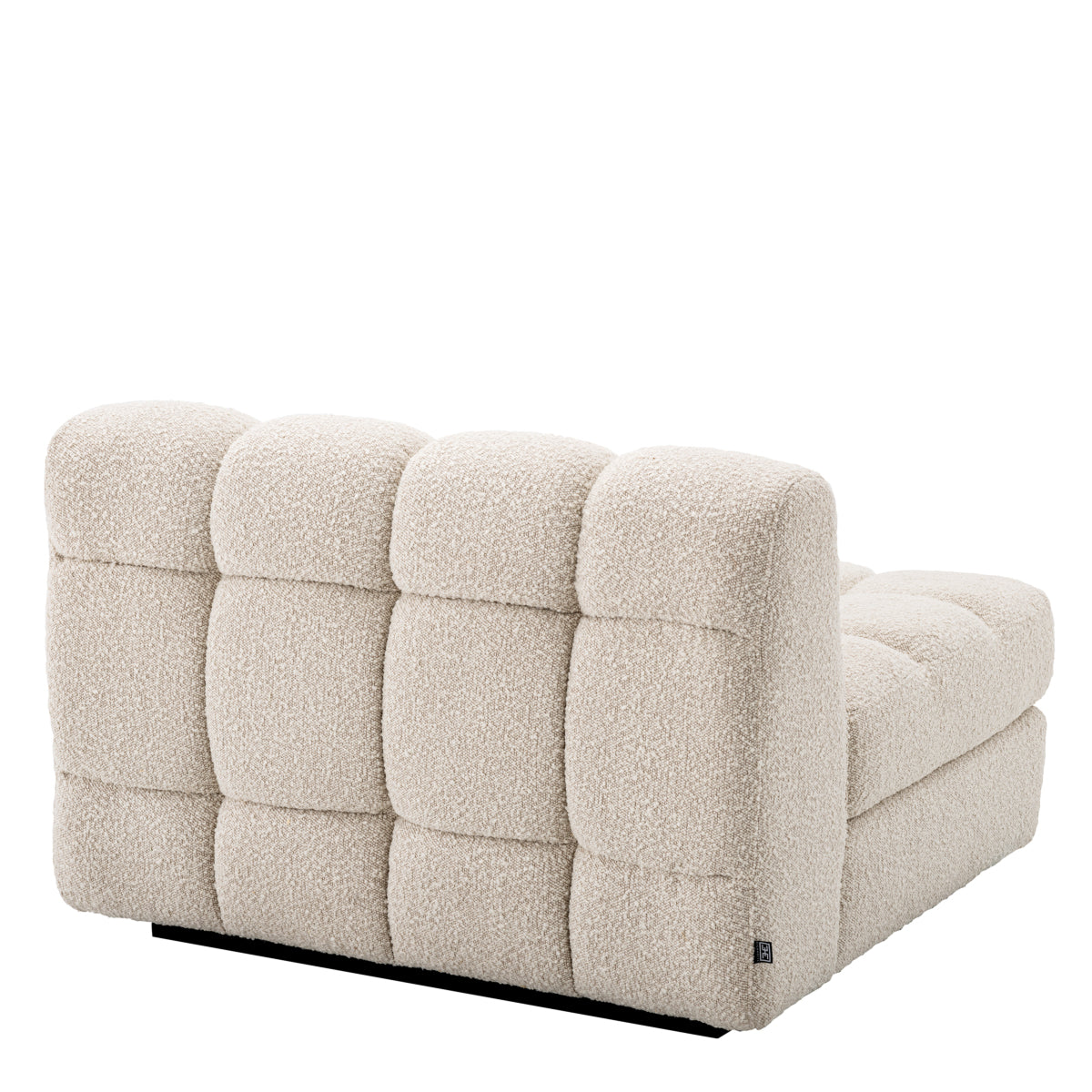 White Modular Right Section Sofa Dean