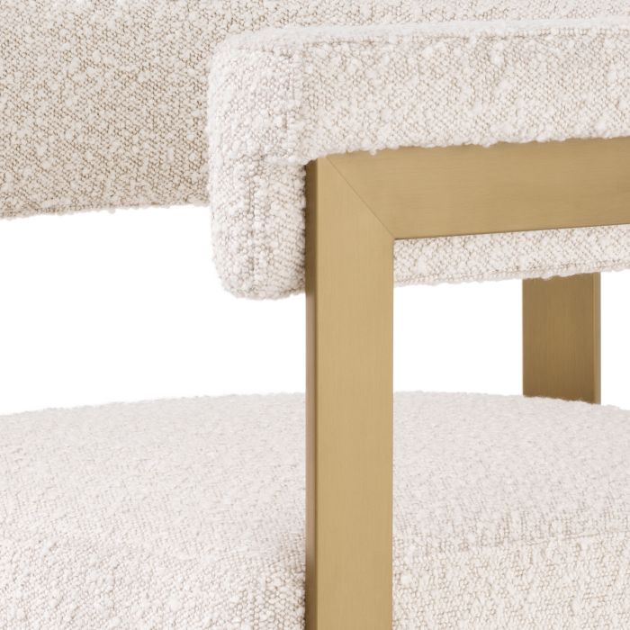 Counter Stool Clubhouse bouclé cream