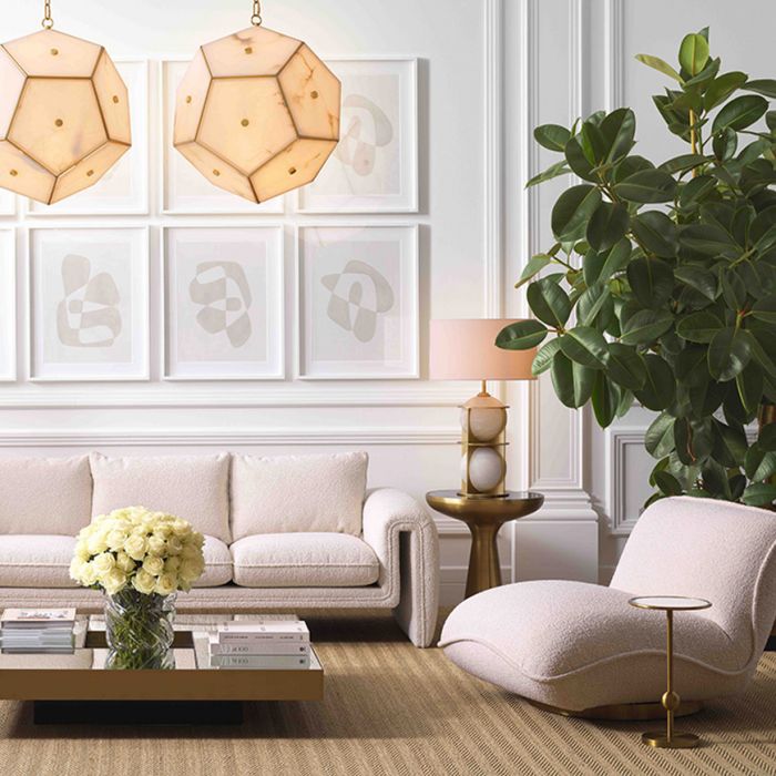 Swivel Chair Relax bouclé cream