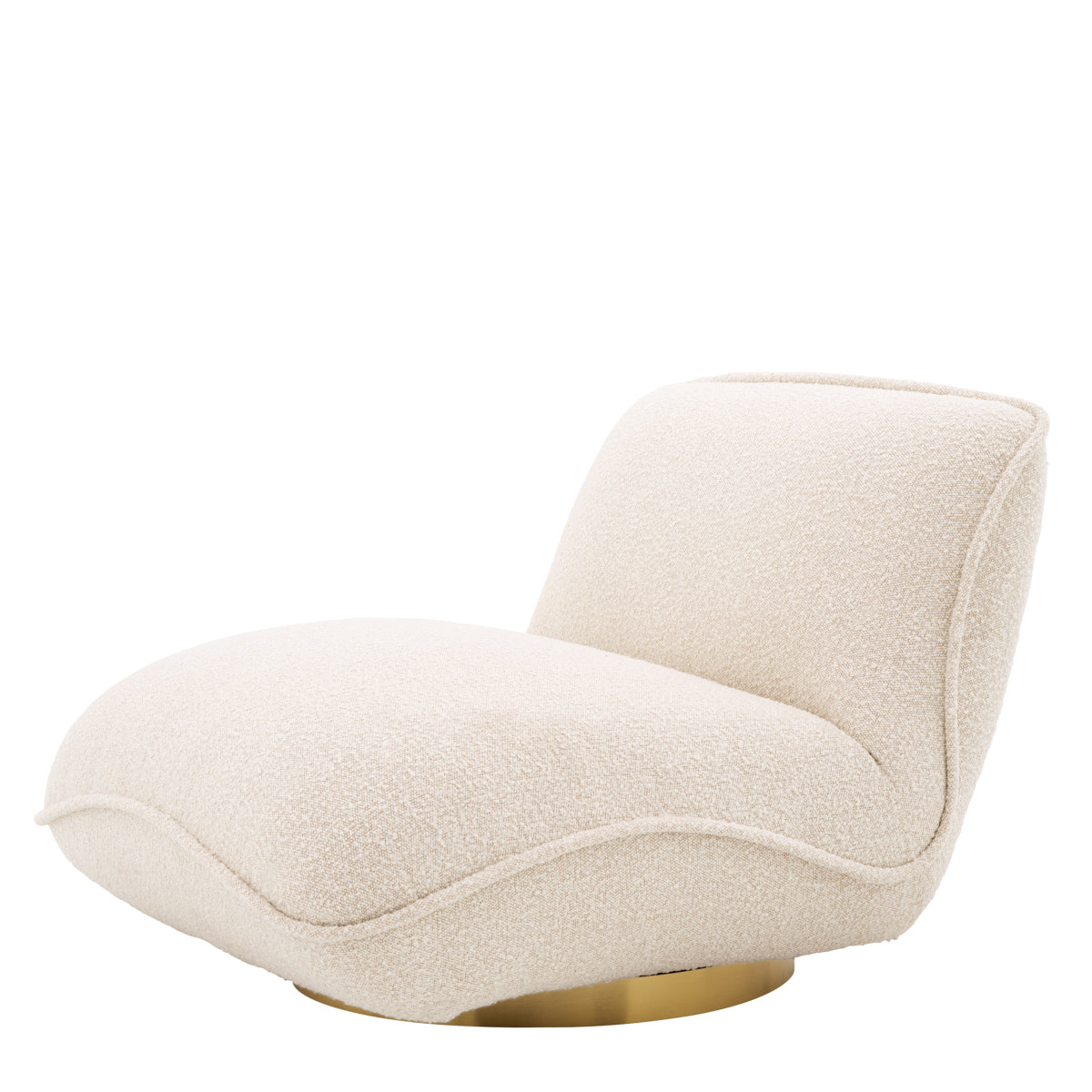 Cream Bouclé Swivel Chair Relax | Eichholtzmh.com