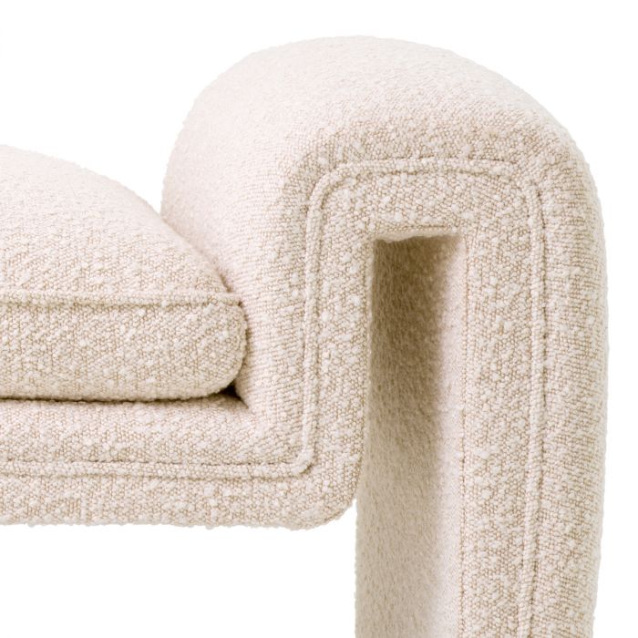 Bench Tondo S bouclé cream