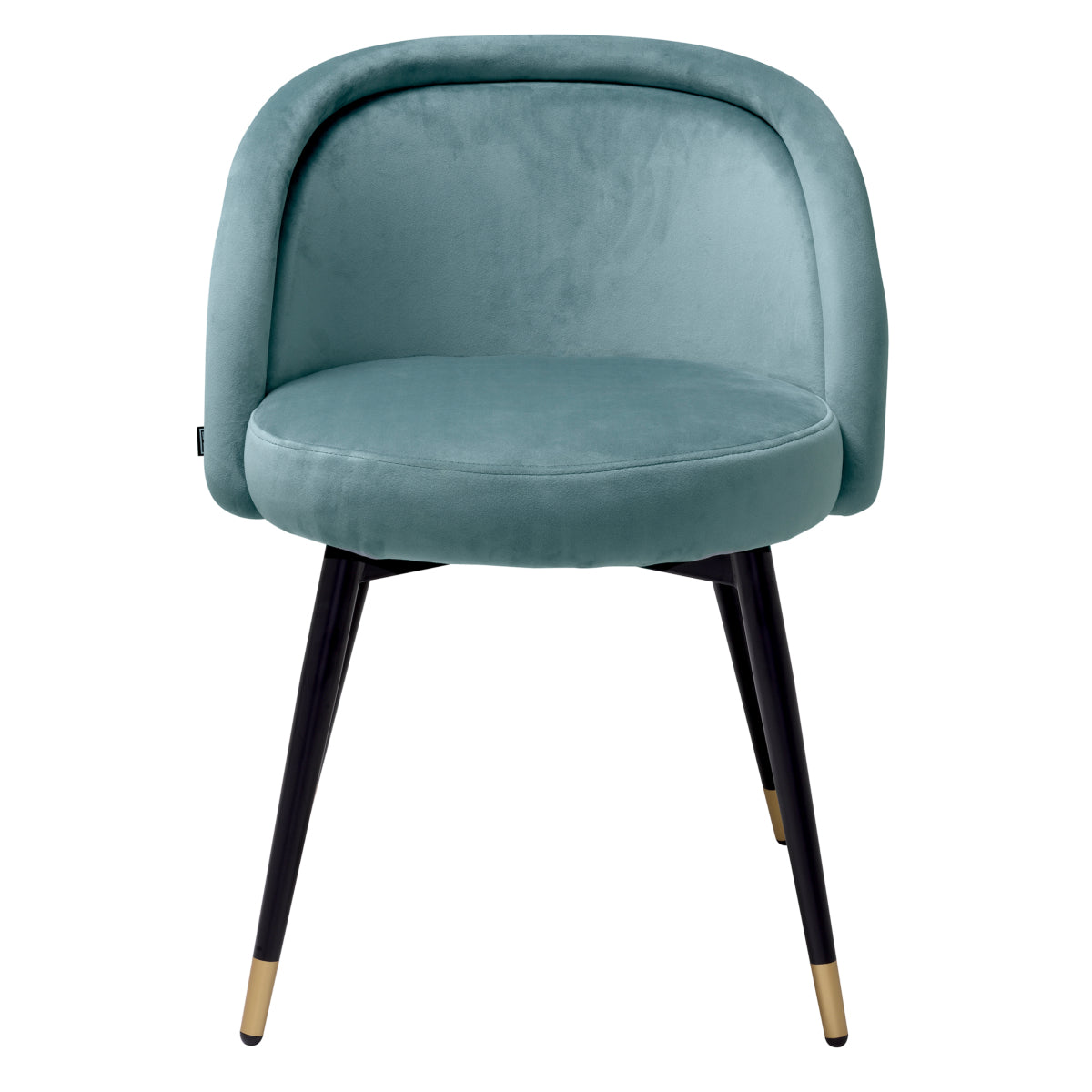 Blue Curved Back Dining Chairs (2) Chloe