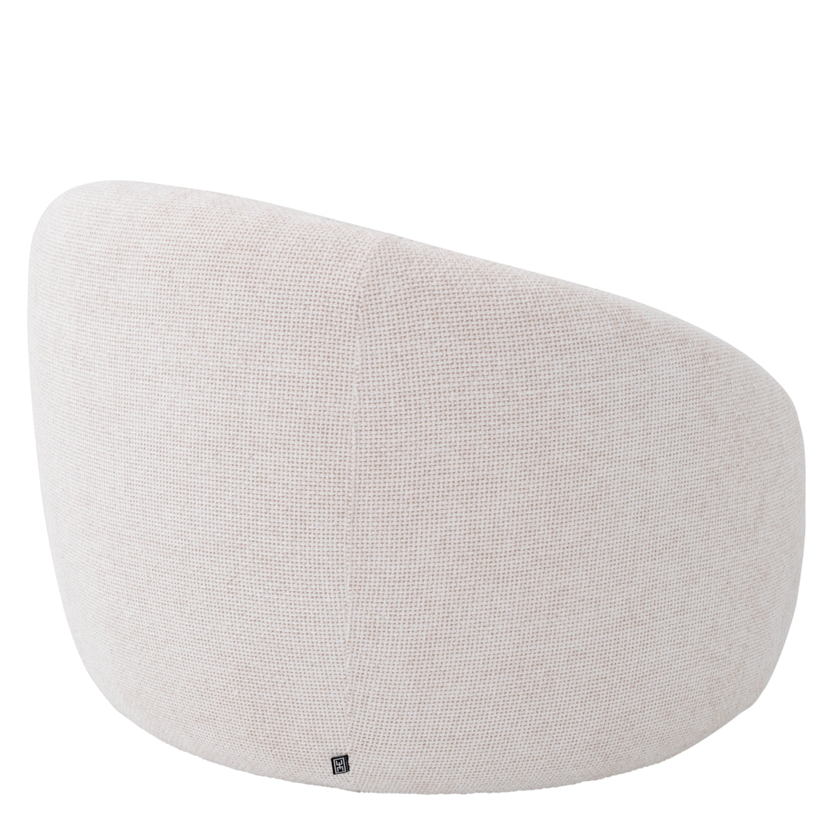 White Upholstered Armchair Amore