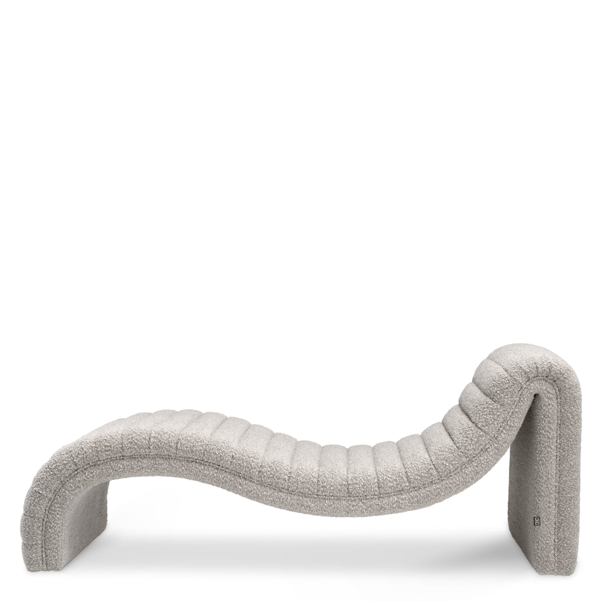 Gray Bouclé Chaise Longue Pioneer | Eichholtzmh.com