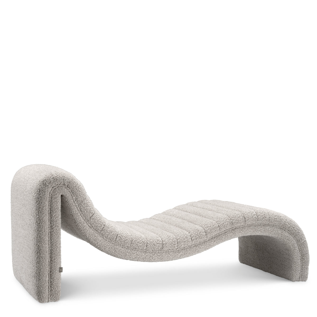Gray Bouclé Chaise Longue Pioneer | Eichholtzmh.com