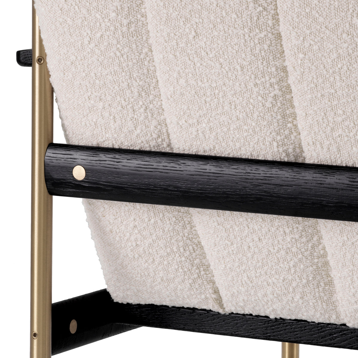 Cream Bouclé Channeled Armchair Elan | Eichholtzmh.com