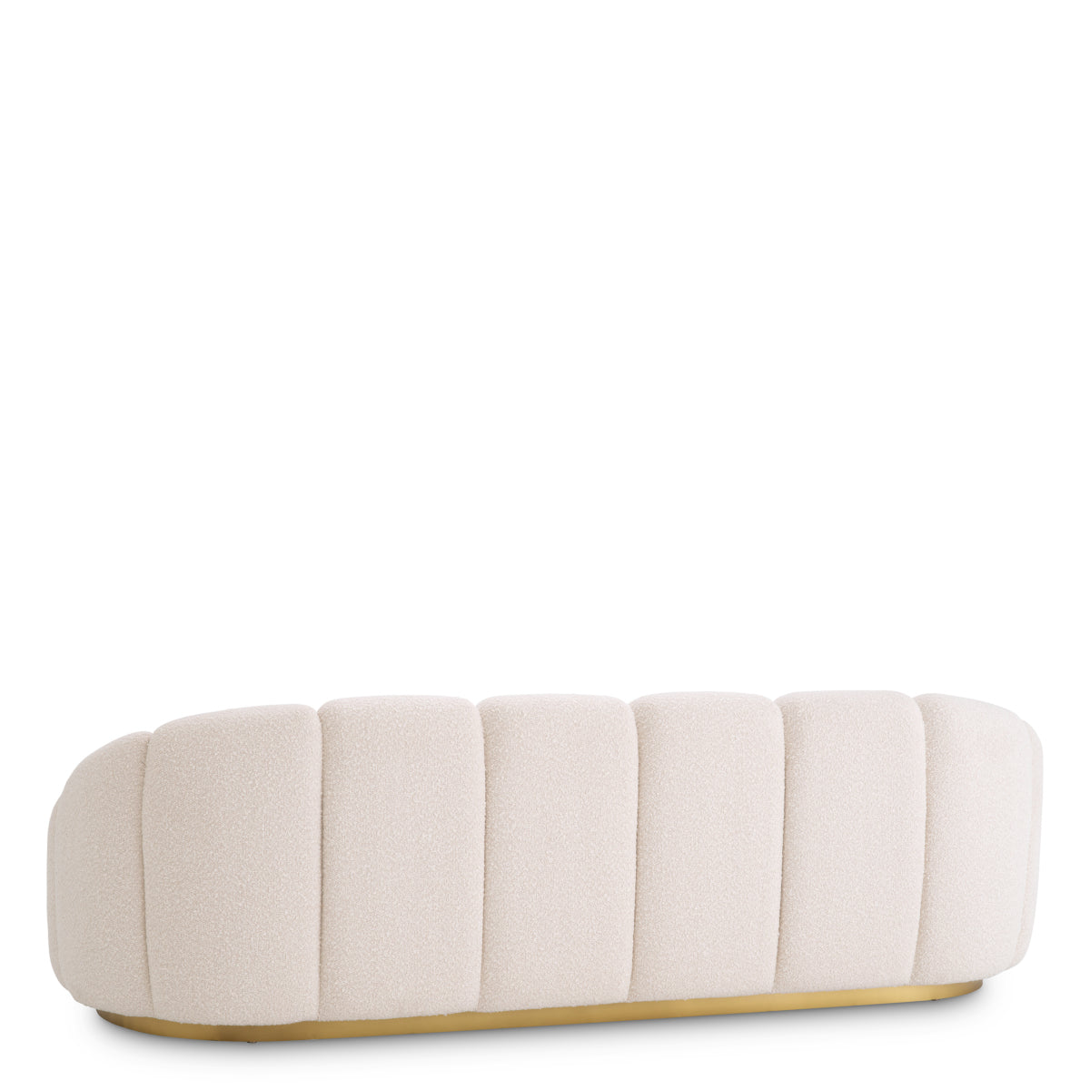 Cream Bouclé Curved Sofa Inger | Eichholtzmh.com