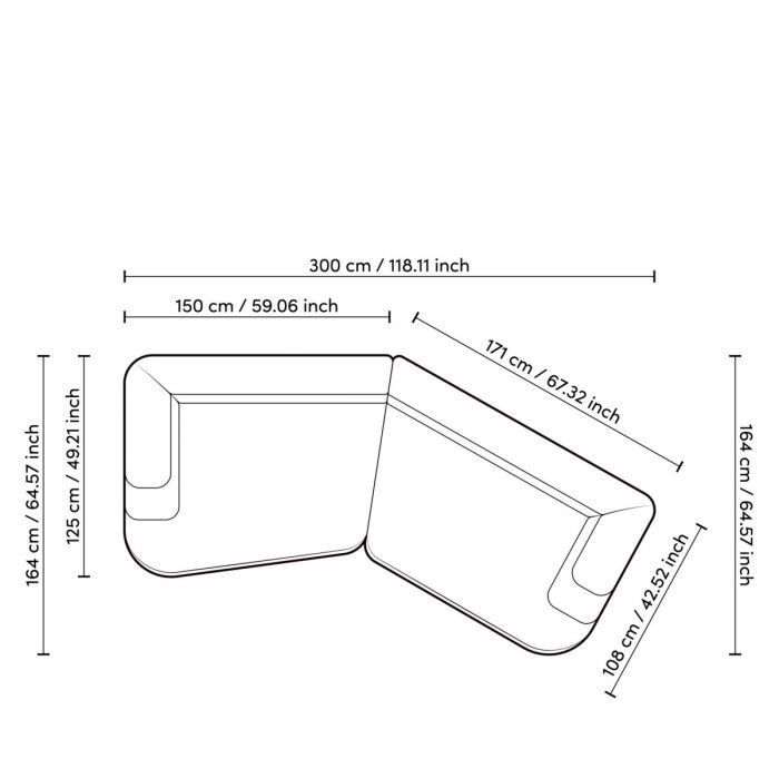 Sofa Malaga L lyssa off-white