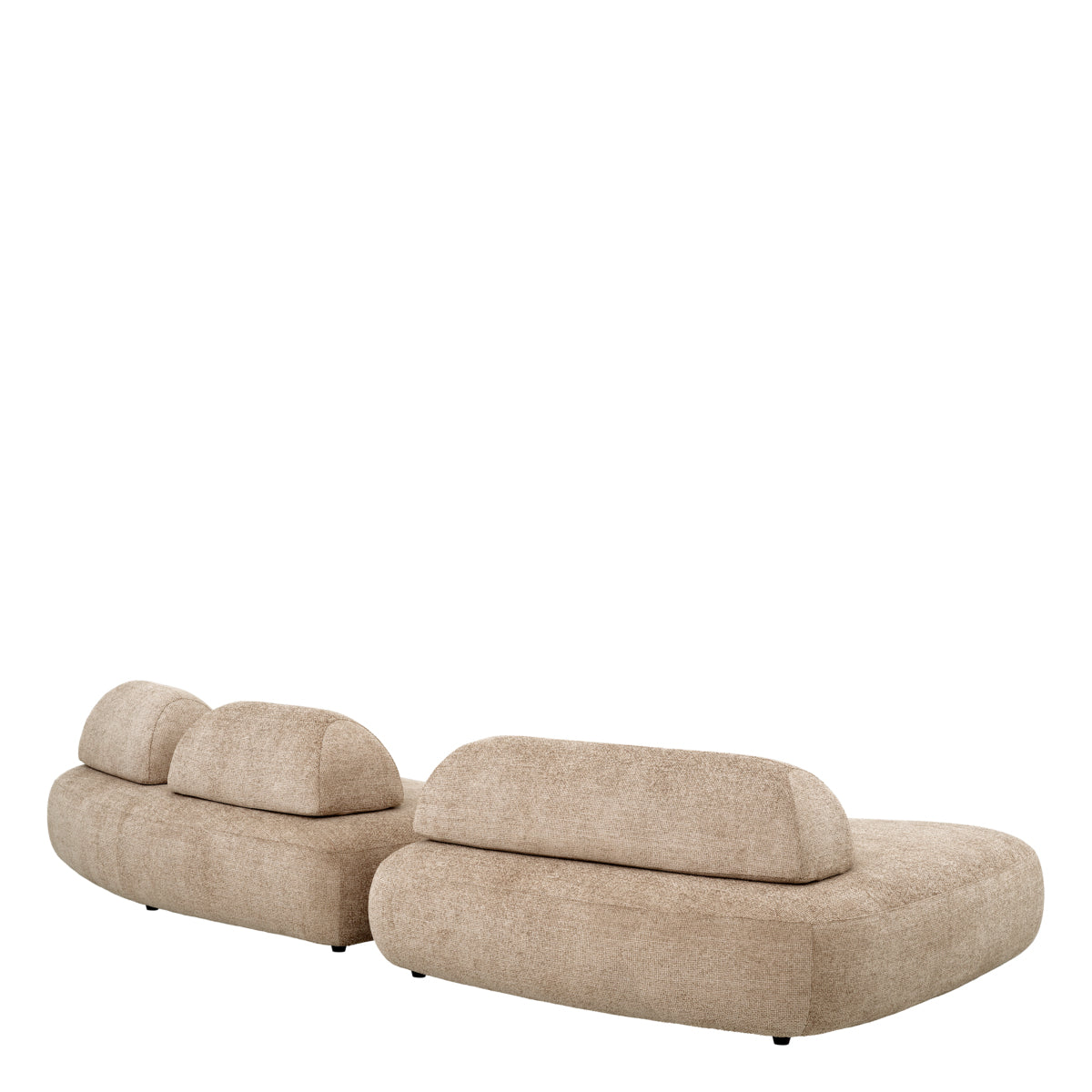 Lyssa Sand Curve Modular Sofa Residenza