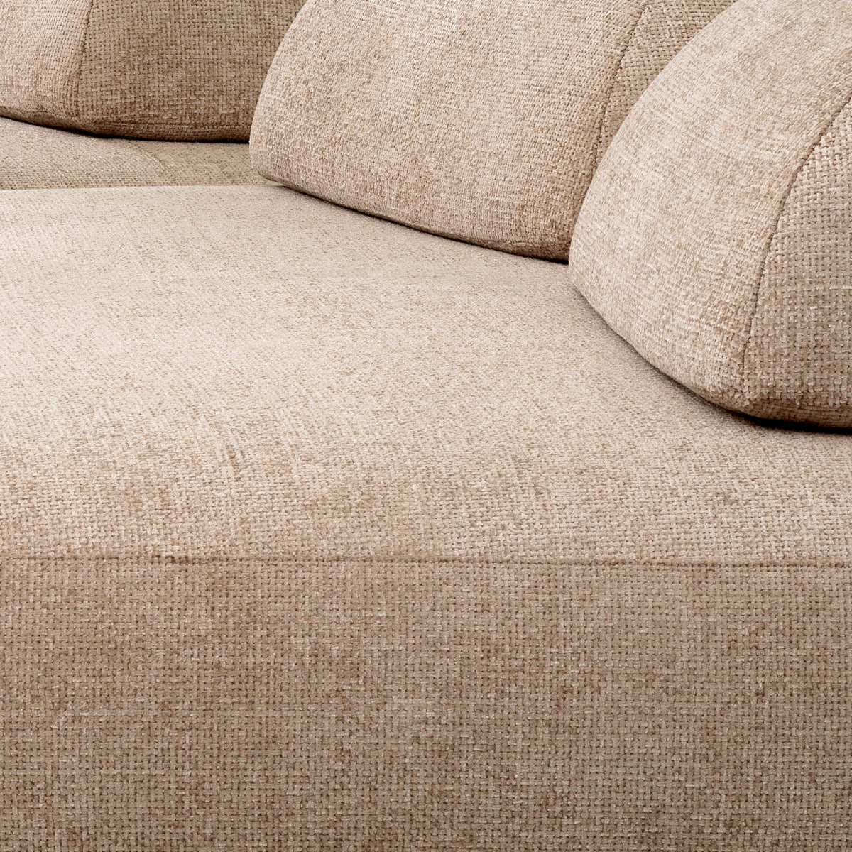 Lyssa Sand Curve Modular Sofa Residenza