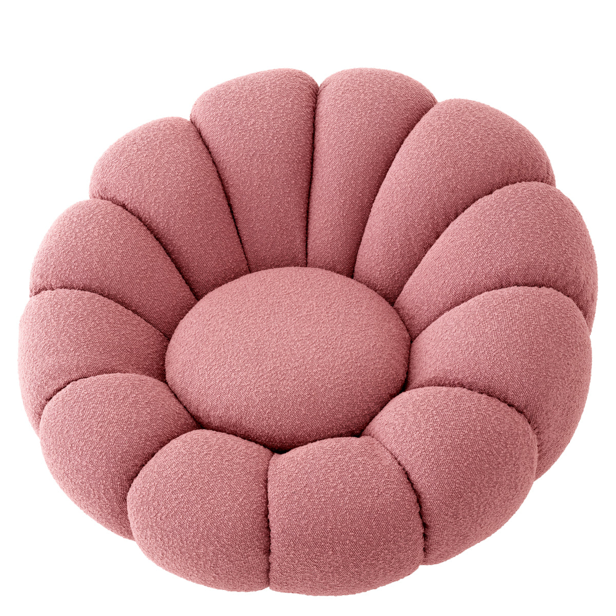 Pink Flower Design Swivel Chair Mello