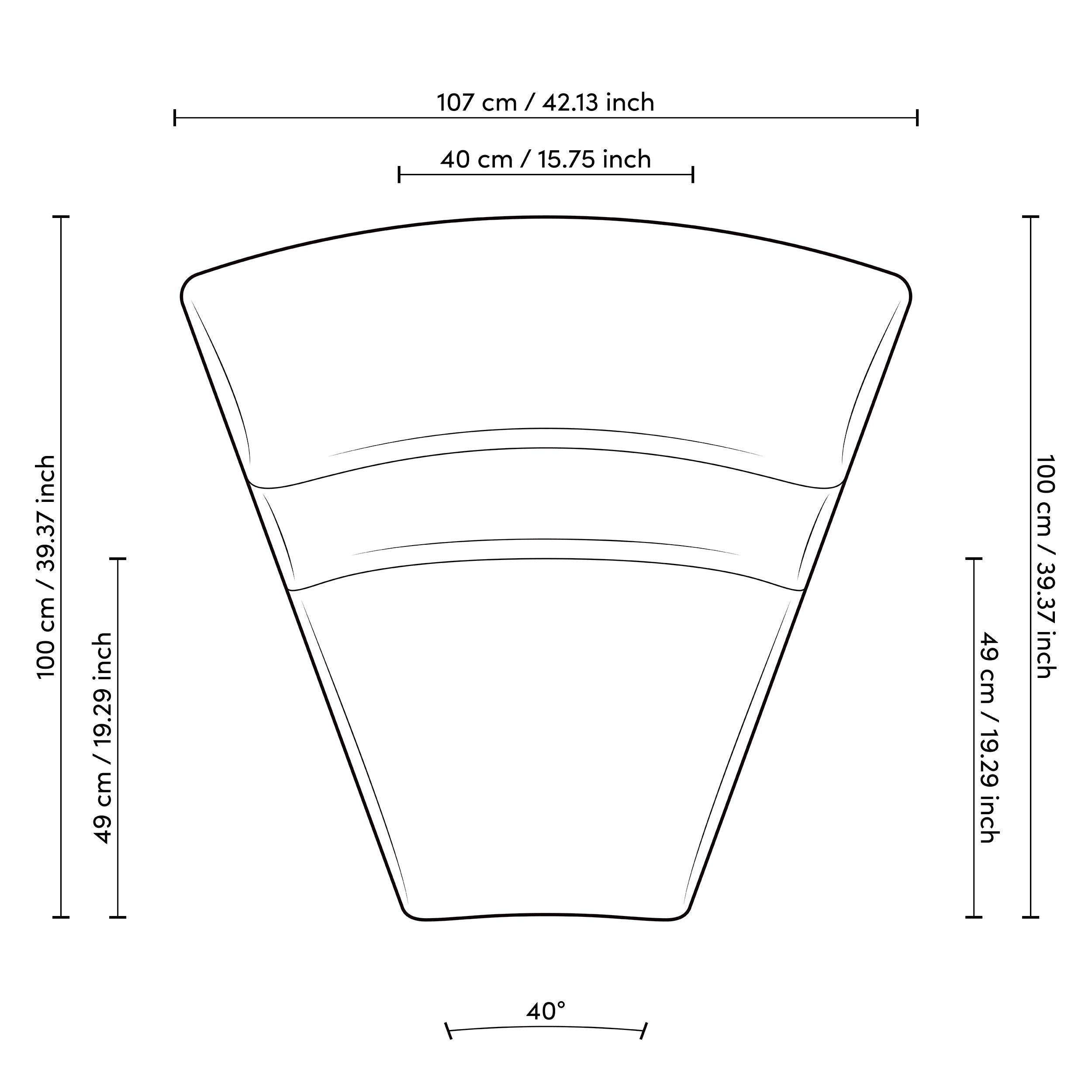 Inside Corner Beige Modular Sofa Lindau