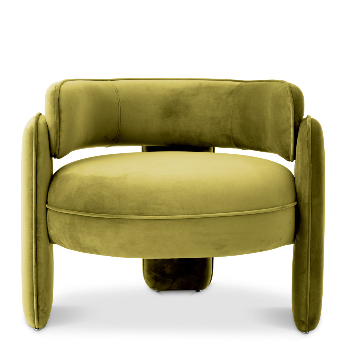 Green Velvet Modern Accent Chair Chaplin