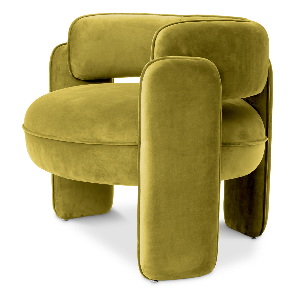 Green Velvet Modern Accent Chair Chaplin