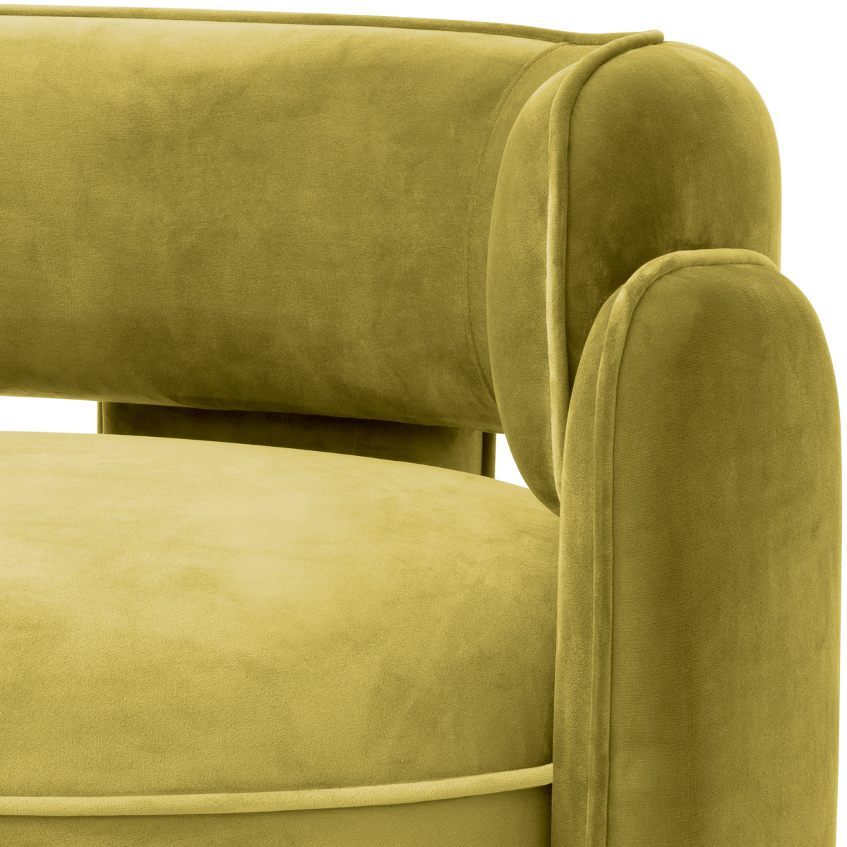 Green Velvet Modern Accent Chair Chaplin