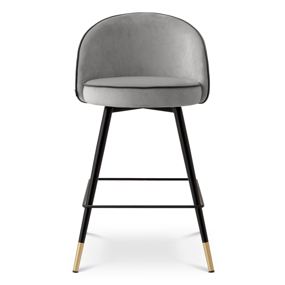 Gray Swivel Counter Stools (2) Cooper