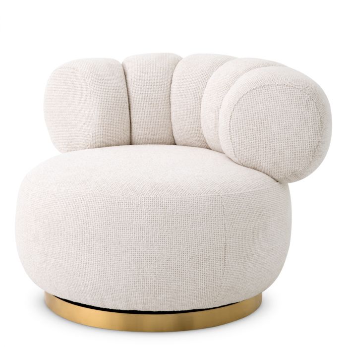 Swivel Chair Phedra lyssa off-white