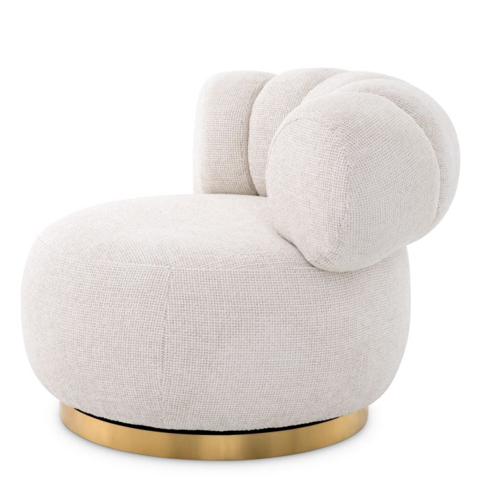 Swivel Chair Phedra lyssa off-white