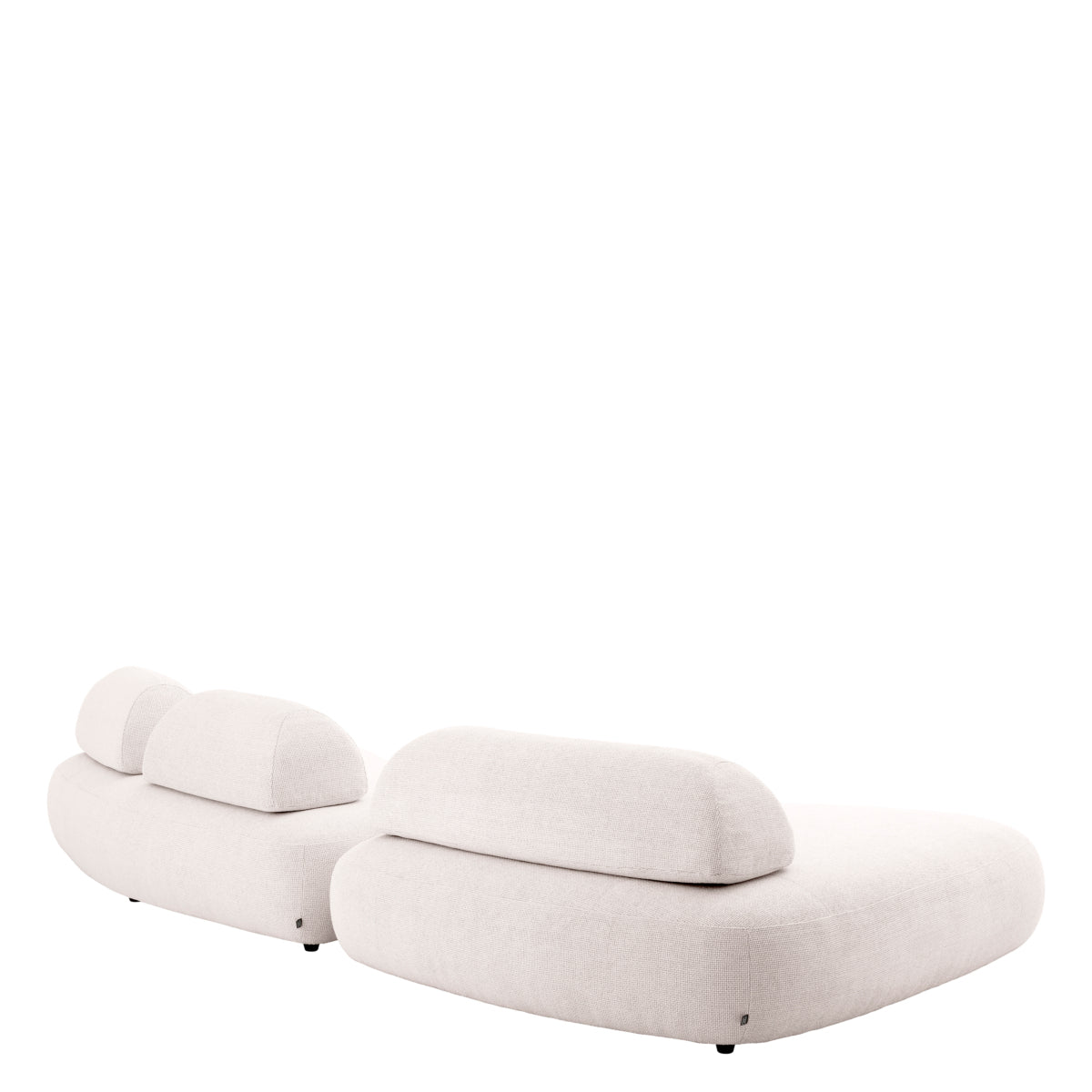 Lyssa off-white Curve Modular Sofa Residenza