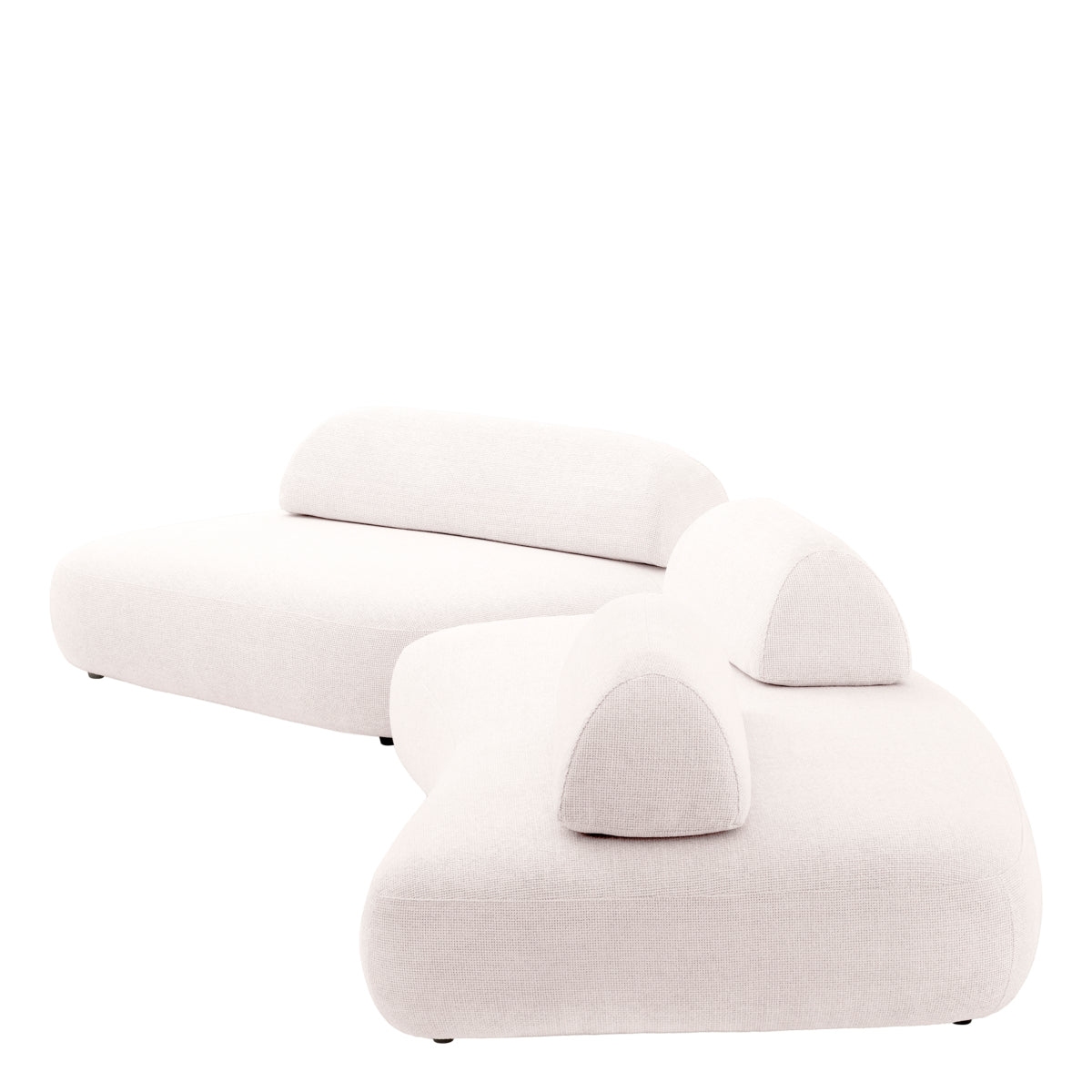 Lyssa off-white Curve Modular Sofa Residenza