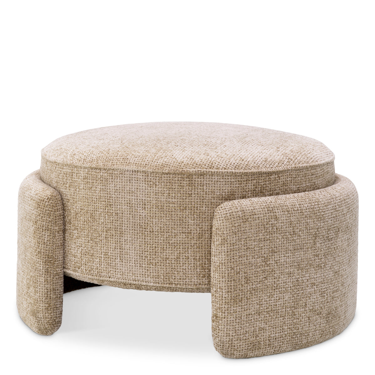 Sand Upholstered Modern Stool Ortega