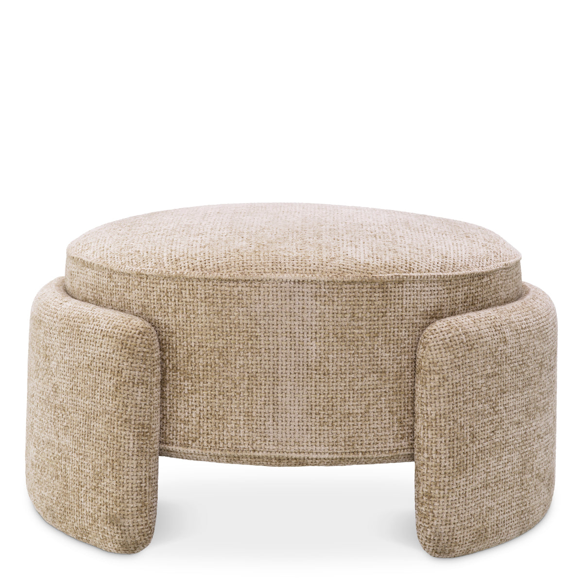 Sand Upholstered Modern Stool Ortega